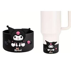 #6050  Hello Kitty & Friends - Kuromi Black  Silicone Tumbler Boot